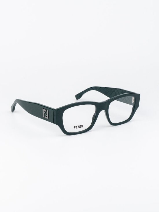 Fendi Women Eyeglasses Rectangular Green FE50123I 096 NEW AUTHENTIC main image 5
